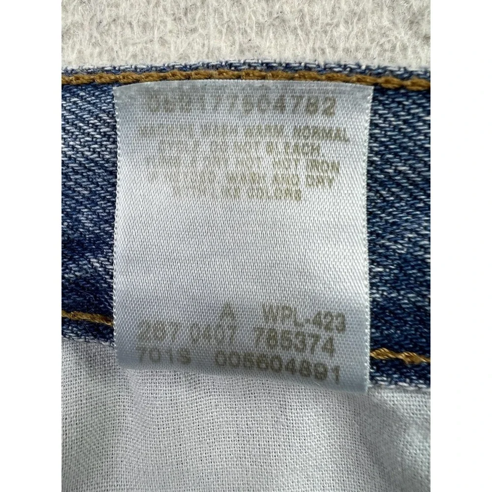 Levis 560 Jeans Mens 38x30 Blue Relaxed‎ Tapered Comfort Fit Zip Fly Light Wash